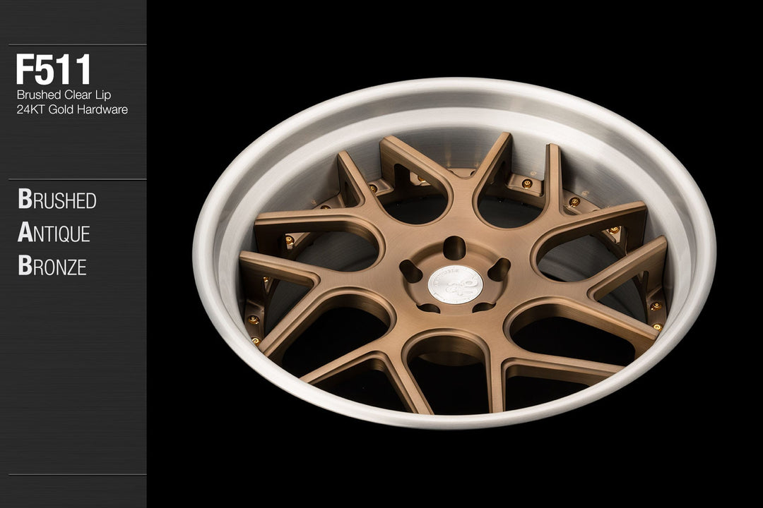 AVANT GARDE AG F511 - MATTE BRUSHED ANTIQUE BRONZE