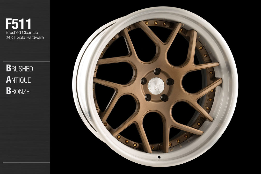 AVANT GARDE AG F511 - MATTE BRUSHED ANTIQUE BRONZE