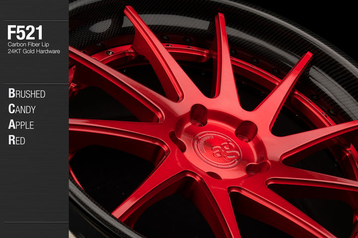 AVANT GARDE AG F521 - BRUSHED CANDY APPLE RED