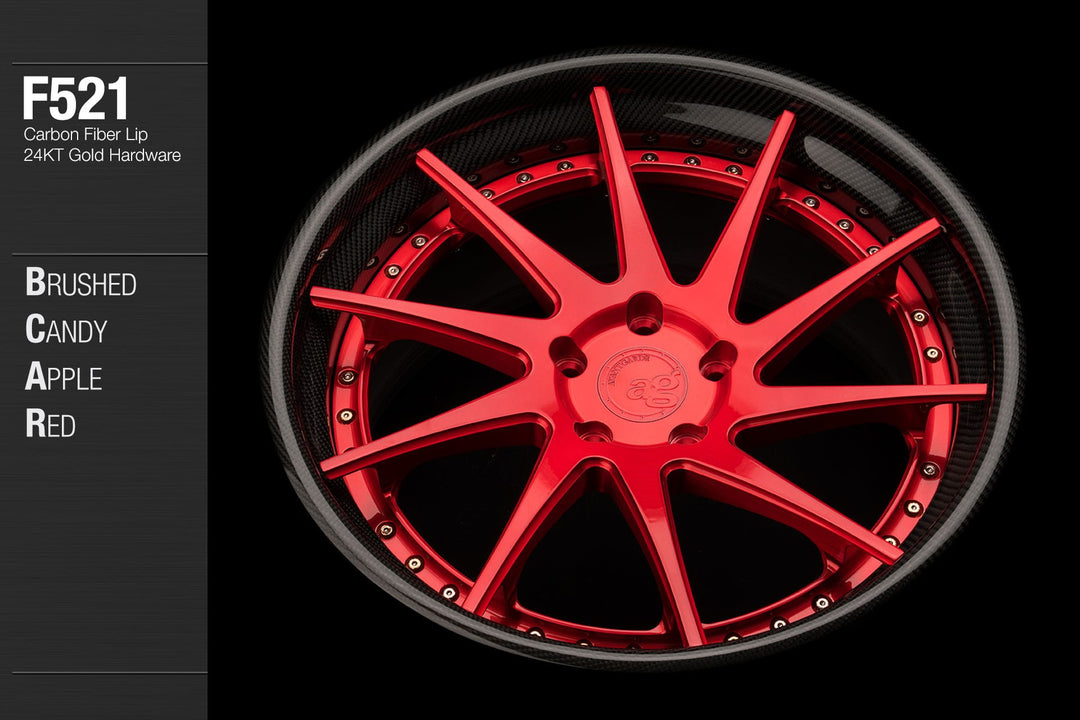 AVANT GARDE AG F521 - BRUSHED CANDY APPLE RED