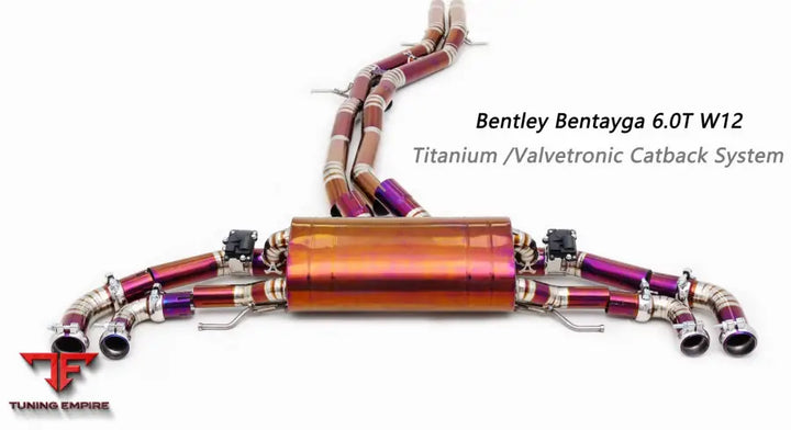 Bentley Bentayga 6.0T W12 Titanium Valvetronic Exhaust System