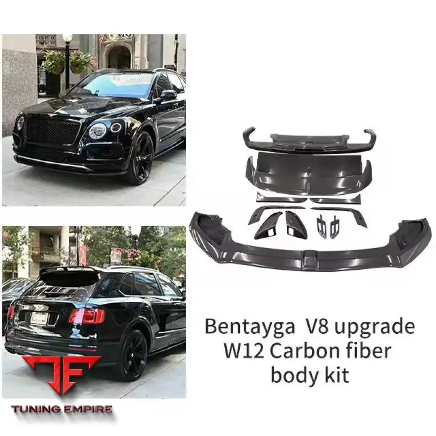 BENTLEY BENTAYGA V8 UPGRADE TO W12 CARBON BODY KIT