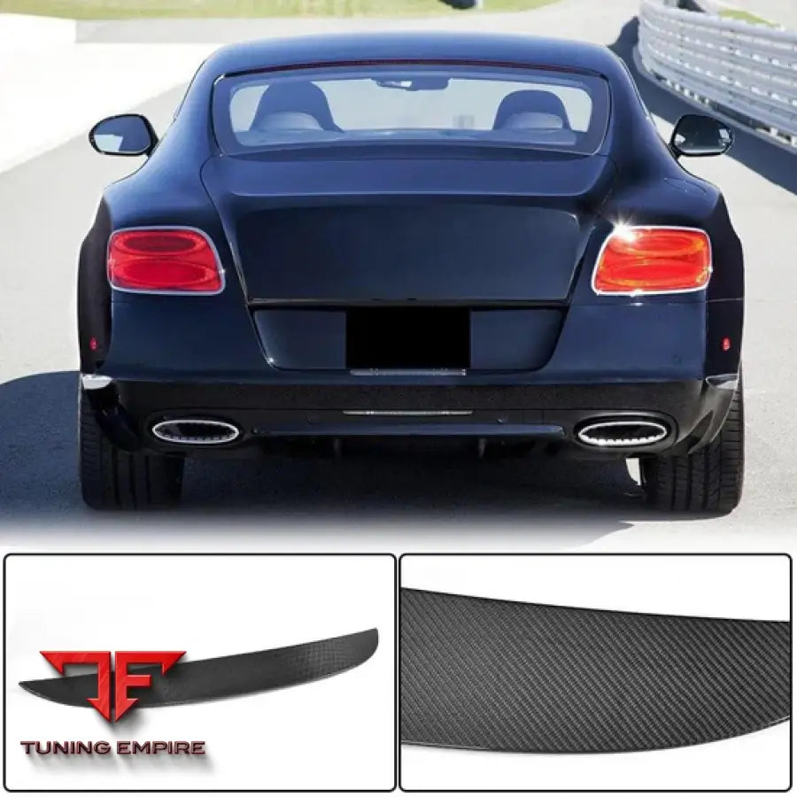 BENTLEY CONTINENTAL GT 2ND GEN CARBON FIBER PARTS
