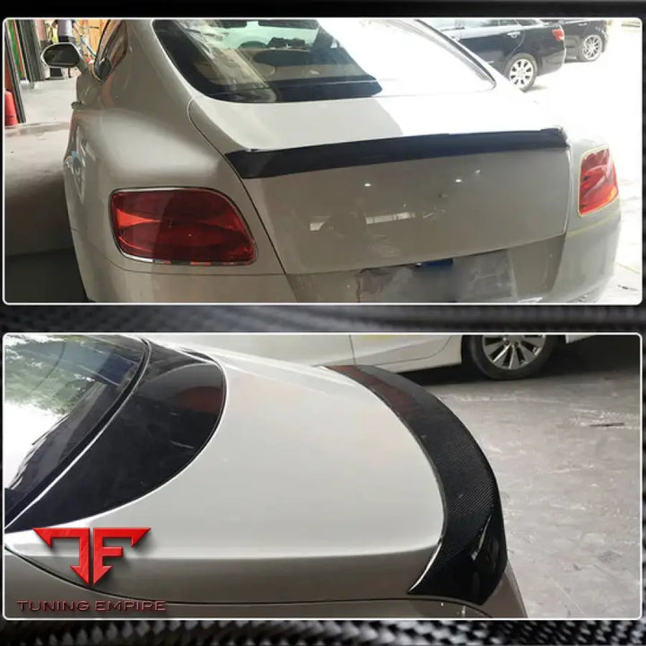 BENTLEY CONTINENTAL GT CARBON FIBER REAR TRUNK SPOILER 2012-2014Y
