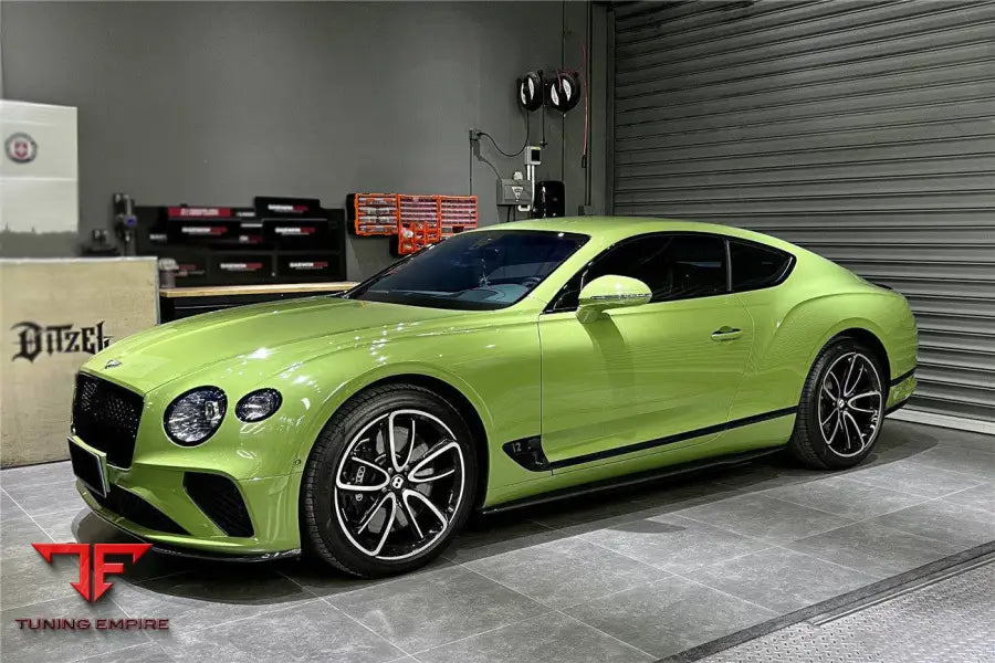 BENTLEY CONTINENTAL GT & GTC EDITON STYLE DRY CARBON FIBER SIDE SKIRTS BSD