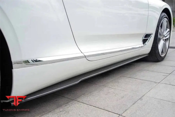 BENTLEY CONTINENTAL GT & GTC EDITON STYLE DRY CARBON FIBER SIDE SKIRTS BSD