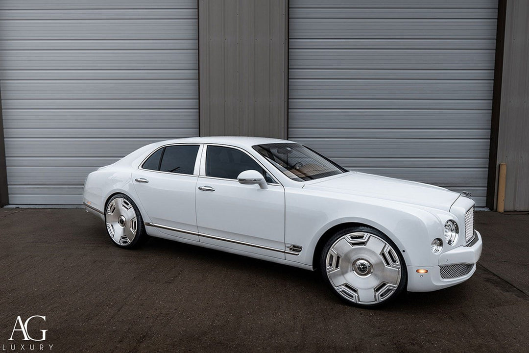 Bentley Mulsanne on custom forged wheels