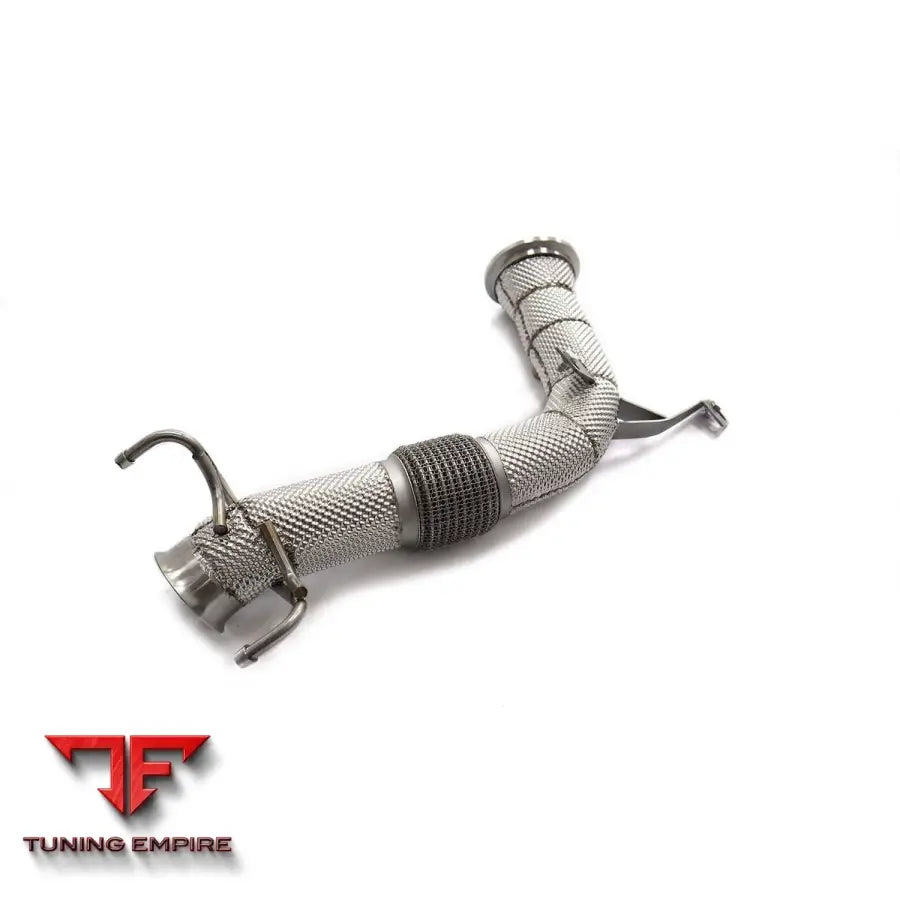BMW 118i F40 B38 1.5T STAINLESS STEEL RAZOR EXHAUST DOWNPIPE WITH HEAT SHIELD