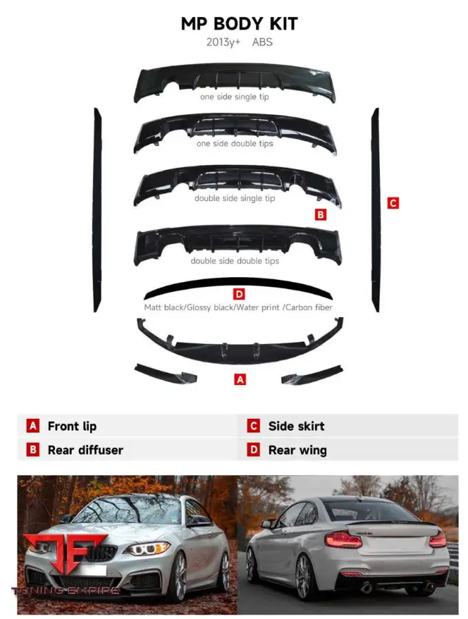 BMW 2-SERIES F22 MP BODY KIT 2013 + 