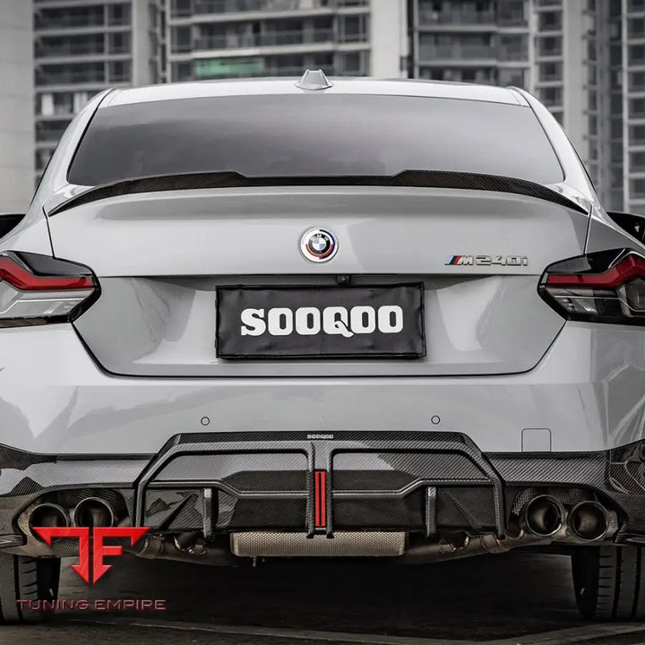 BMW 2 SERIES G42 REAR SPOILER IN PREPREG CARBON FIBRE - Carbon Fibre Parts