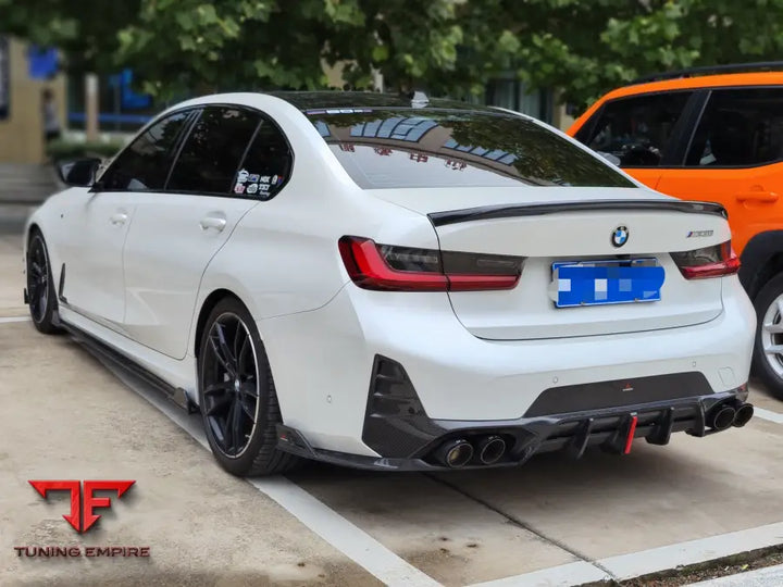 BMW 3 SERIES 330I M340I LCI G20 G21 2023-ON AE V2 REAR DIFFUSER & CANARDS - Rear Diffuser