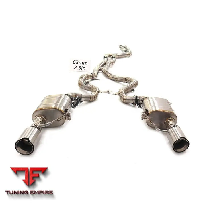 BMW 3 SERIES 335i E92 TITANIUM CATBACK RAZOR EXHAUST WITH MUFFLER VALVE