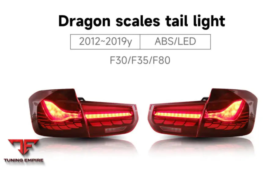 BMW 3 SERIES F30/F35/F80 DRAGON SCALES TAIL LIGHT 2012~2019у