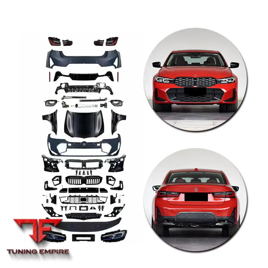 BMW 3 SERIES F30/F35 UPGRADE TO LCI G20/G28 BODY KIT 2013-2019Y