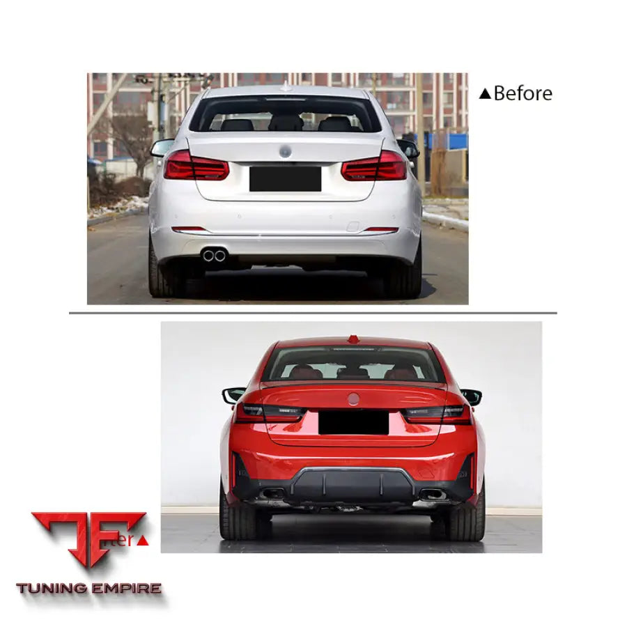 BMW 3 SERIES F30/F35 UPGRADE TO LCI G20/G28 BODY KIT 2013-2019Y