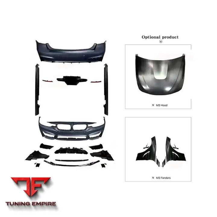 BMW 3 SERIES F30/F35 UPGRADE TO M3 BODY KIT 2013-2019Y