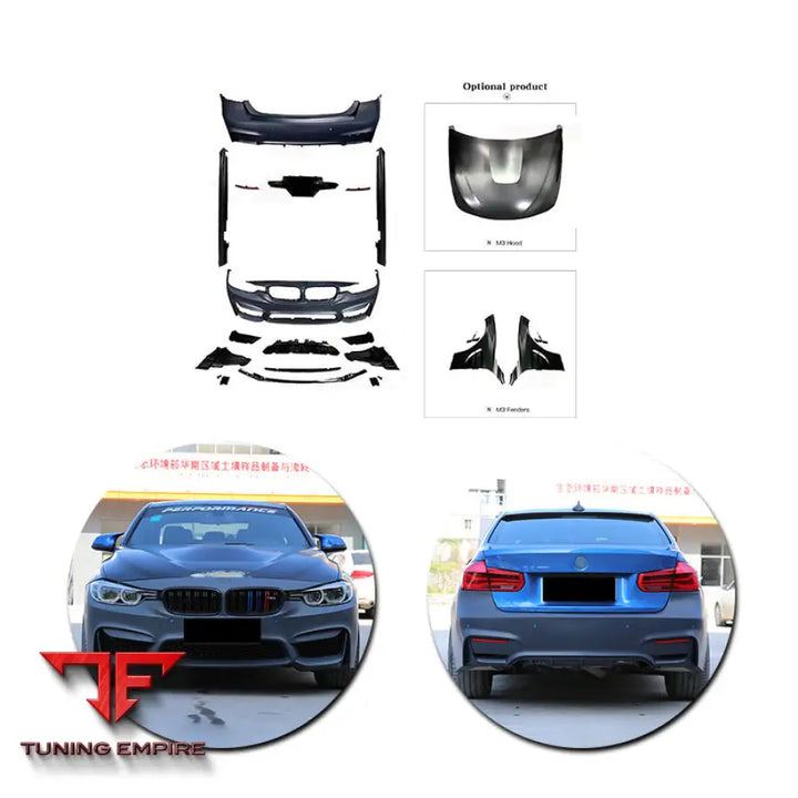 BMW 3 SERIES F30/F35 UPGRADE TO M3 BODY KIT 2013-2019Y