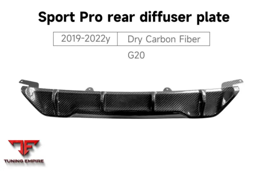 BMW 3 SERIES G20 CARBON DIFFUSER 2019-2022y