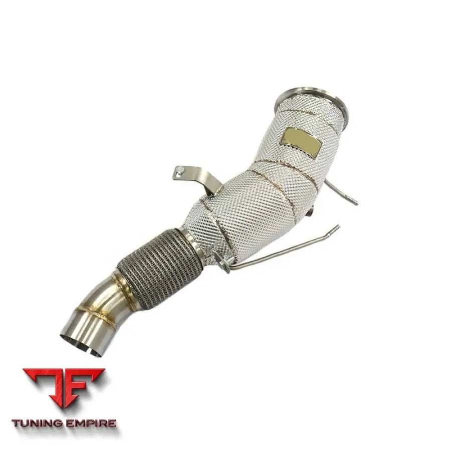 BMW 3 SERIES M340i G20 LCI STAINLESS STEEL RAZOR EXHAUST DOWNPIPE WITH HEAT SHIELD