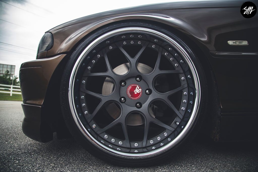 BMW 325CI on custom forged wheels