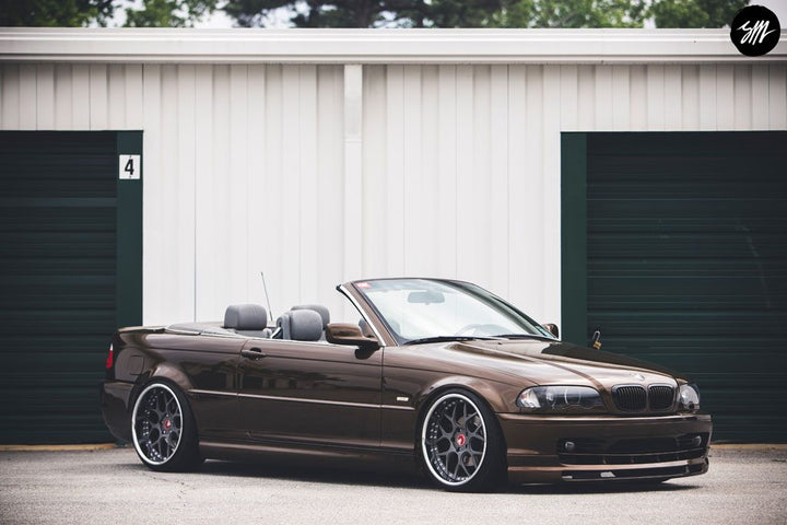 BMW 325CI on custom forged wheels
