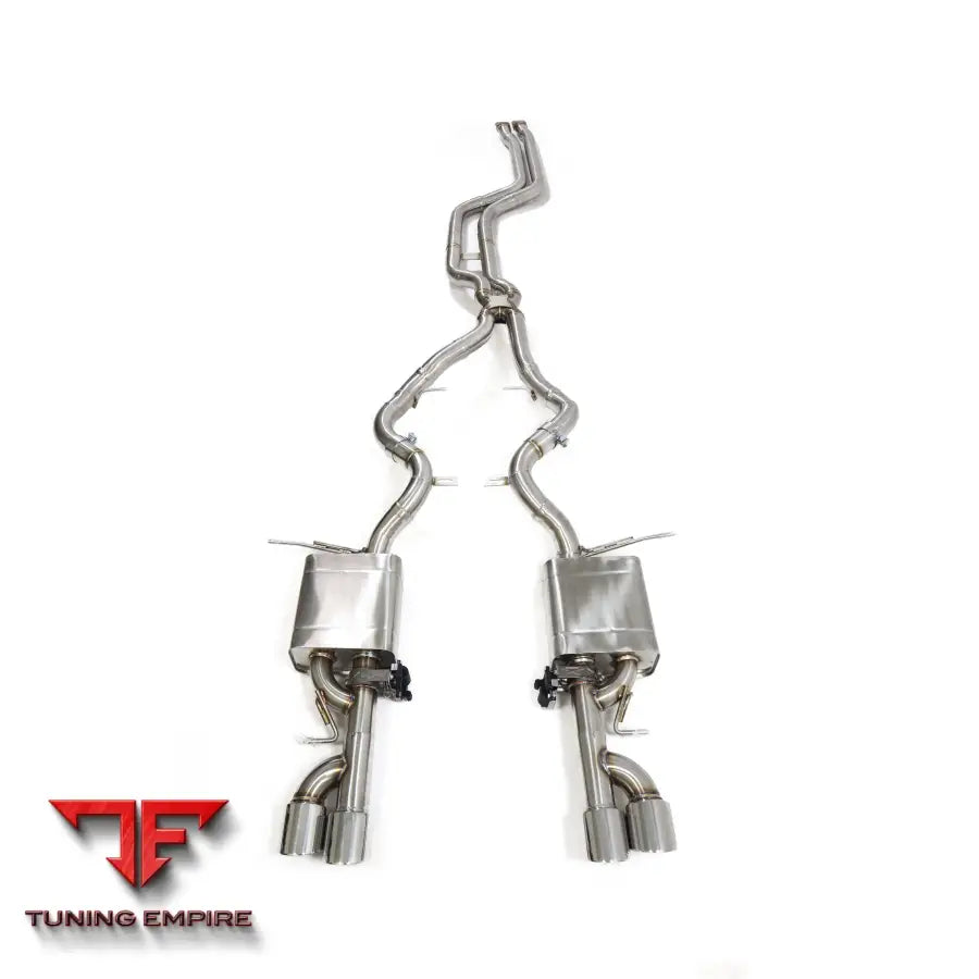 BMW 335i E92 STAINLESS STEEL CATBACK RAZOR EXHAUST WITH MUFFLER VALVE