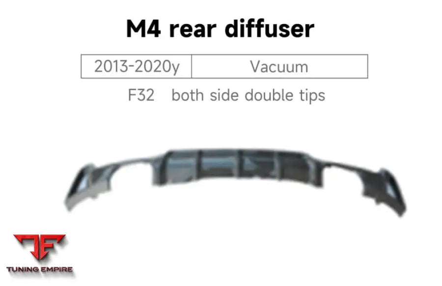 BMW 4 SERIES F32 M4 REAR DIFFUSER 2013-2020y