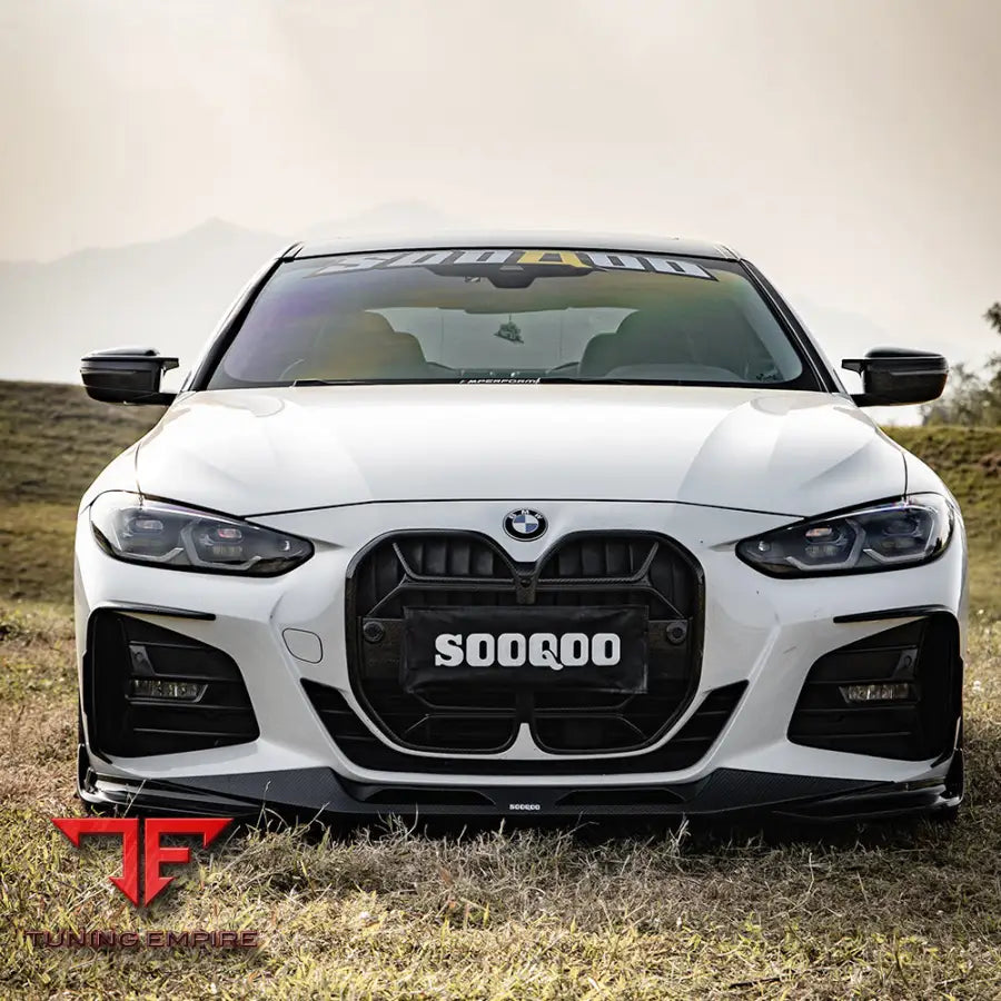 BMW 4 SERIES G22 FRONT BUMPER INSERTS IN PREPREG CARBON FIBRE - Carbon Fibre Parts