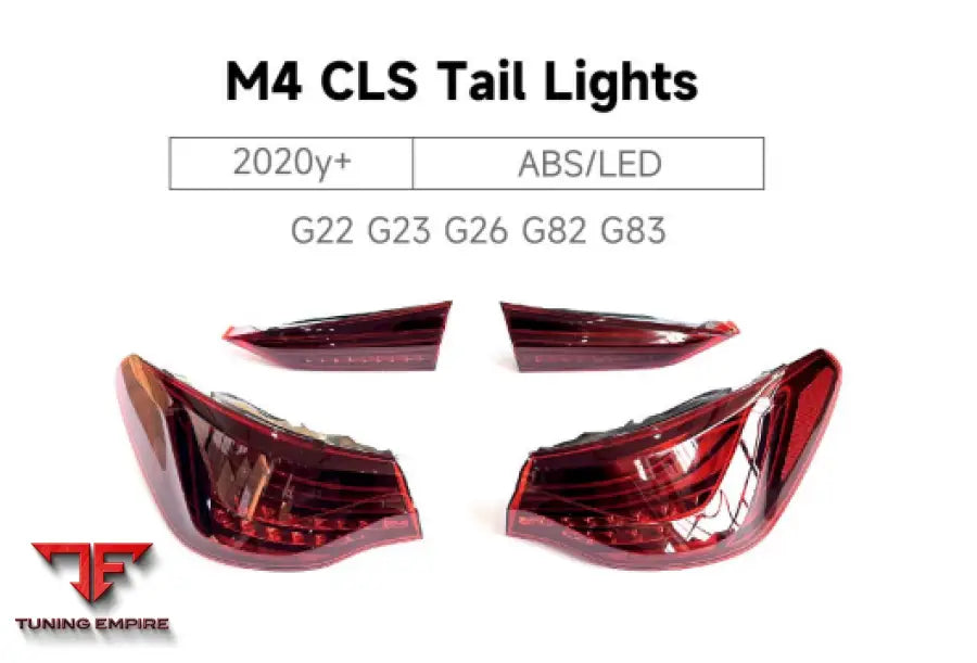 BMW 4 SERIES G22 G23 G26 G82 G83 M4 CLS TAIL LIGHTS 2020y+