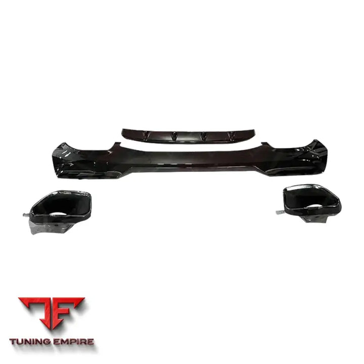 BMW 4-SERIES G22/G23 GLOSS BLACK REAR BUMPER DIFFUSER 2020-2024Y