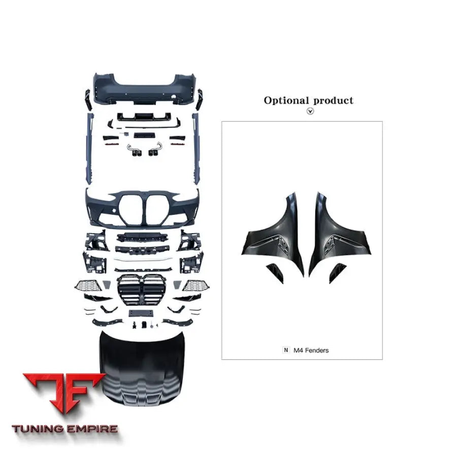 BMW 4 SERIES G22/G23 UPGRADE TO M4 BODY KIT 2021-2024Y