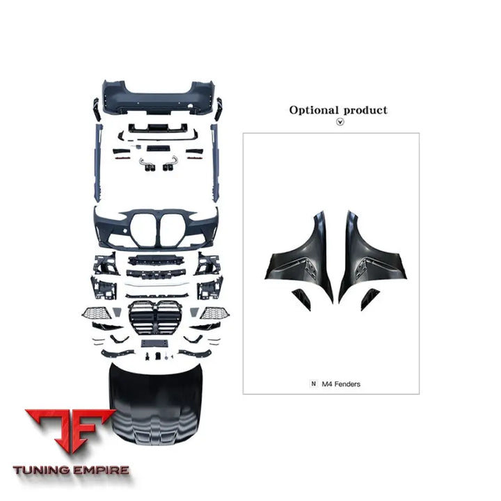 BMW 4 SERIES G22/G23 UPGRADE TO M4 BODY KIT 2021-2024Y