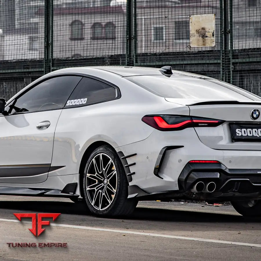 BMW 4 SERIES G22 REAR ARCH TRIMS IN PREPREG CARBON FIBRE - Carbon Fibre Parts