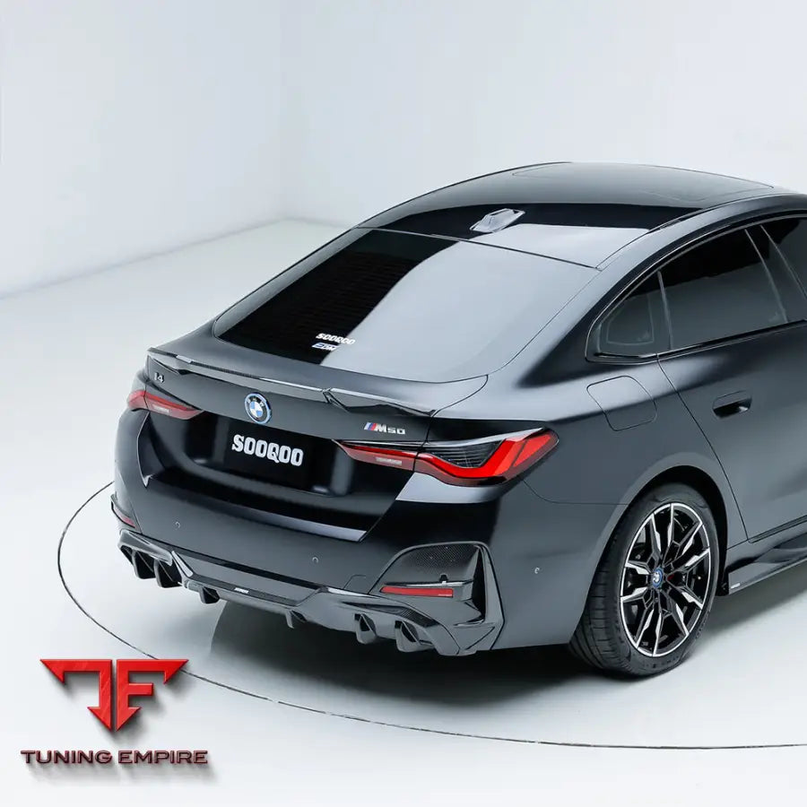 BMW 4 SERIES G26 REAR BUMPER INSERTS IN PREPREG CARBON FIBRE - Carbon Fibre Parts