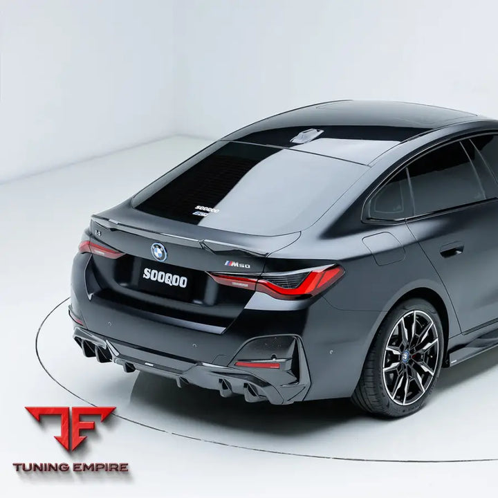 BMW 4 SERIES G26 REAR BUMPER INSERTS IN PREPREG CARBON FIBRE - Carbon Fibre Parts