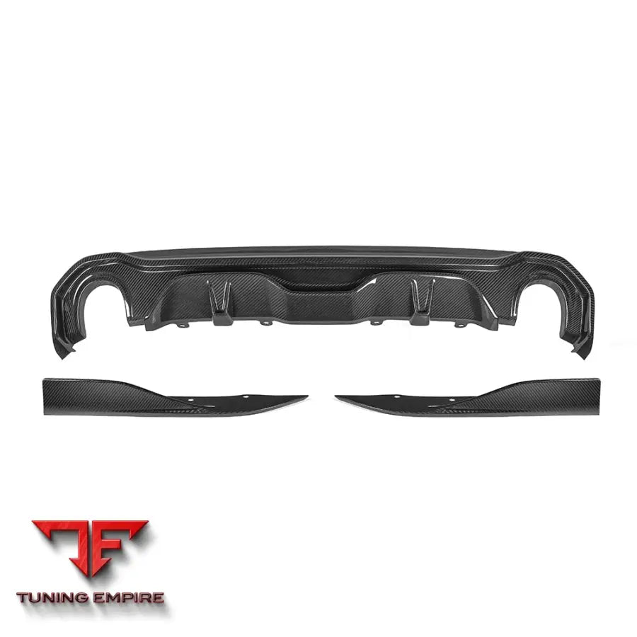 BMW 4 SERIES G26 REAR DIFFUSER SINGLE TIP IN PREPREG CARBON FIBRE - Carbon Fibre Parts