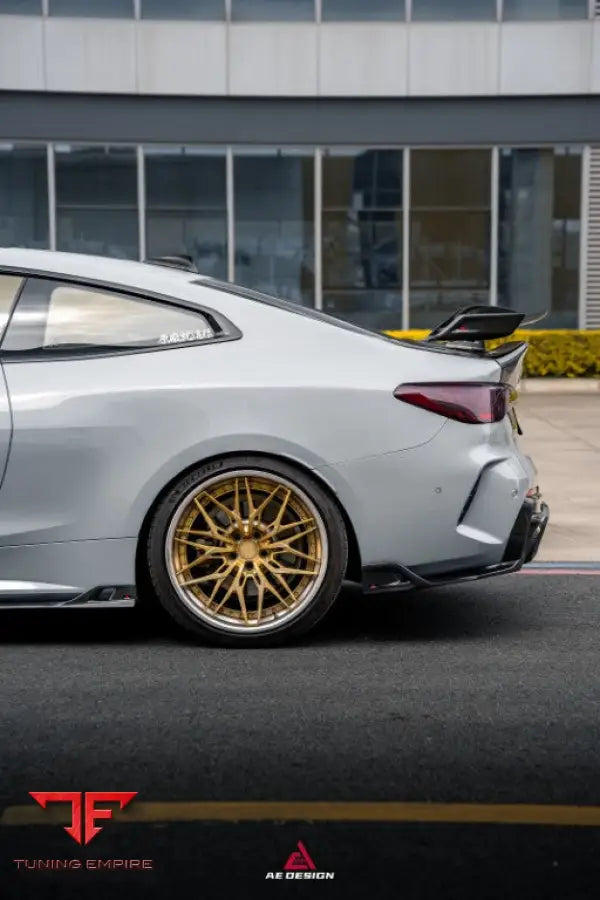 BMW 4 SERIES M440 430 G22 G23 2020-ON AE REAR DIFFUSER & CANARDS - Rear Diffuser