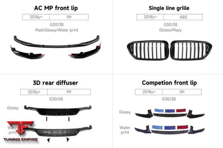 BMW 5 SERIES G30/38 PARTS 2018y+