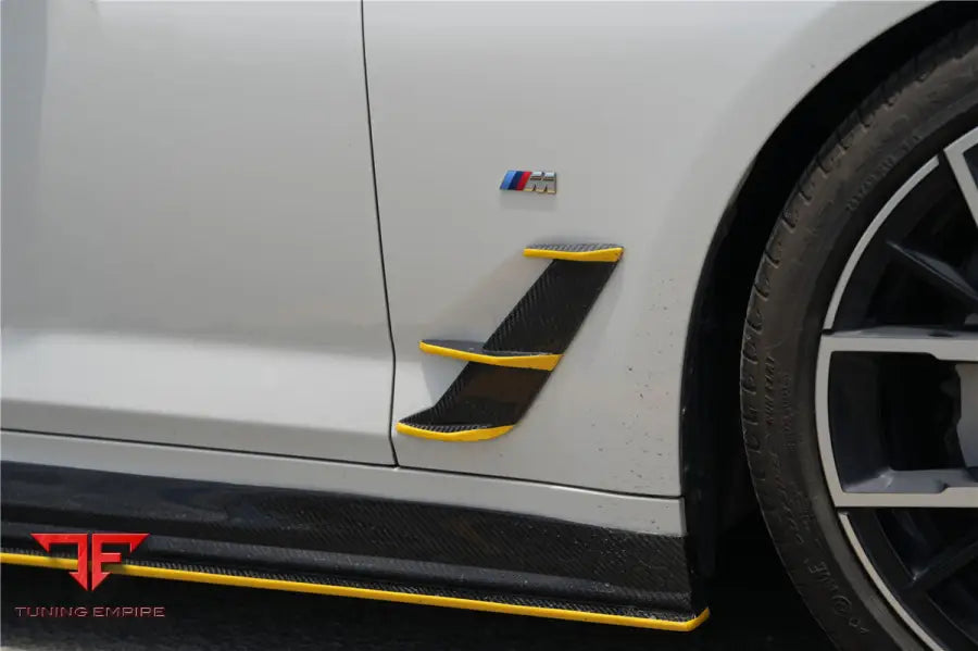 BMW 5 SERIES G30 G38 M-TECH AD STYLE DRY CARBON FIBER FENDER VENTS TRIMS BSD