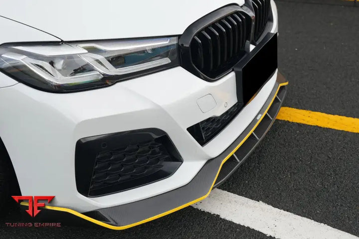 Bmw 5 Series G30 G38 M-Tech Ad Style Dry Carbon Fiber Front Lip Bsd
