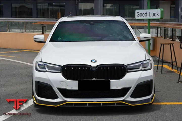 Bmw 5 Series G30 G38 M-Tech Ad Style Dry Carbon Fiber Front Lip Bsd