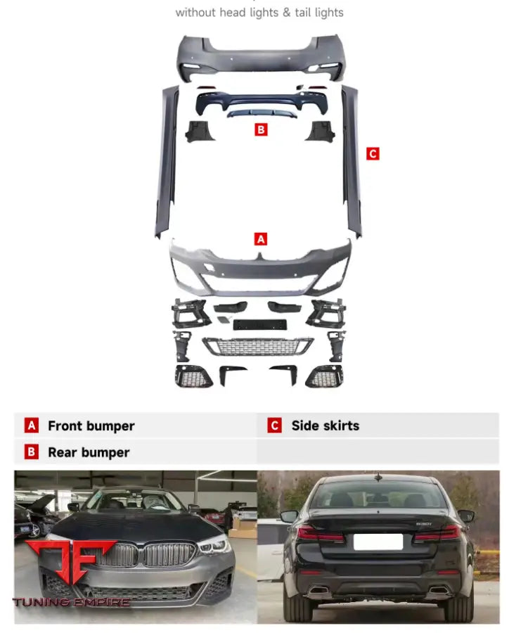 BMW 5 SERIES G30/G38 G30 TO G30 LCI MT BODY KIT 2018y+