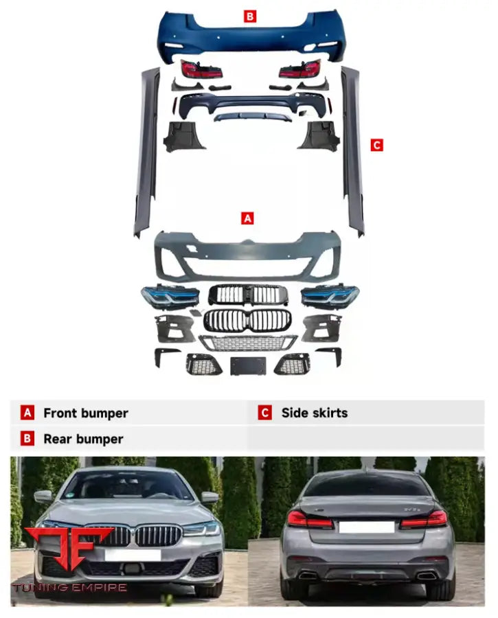 BMW 5 SERIES G30/G38 G30 TO G30 LCI MT BODY KIT 2018y+