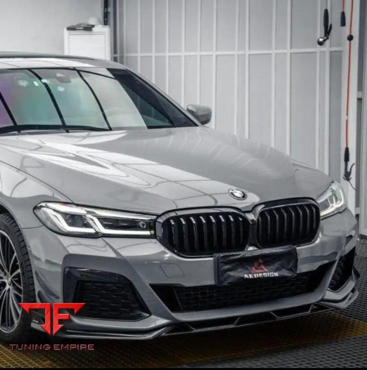 BMW 5 Series G30 LCI carbon front splitter