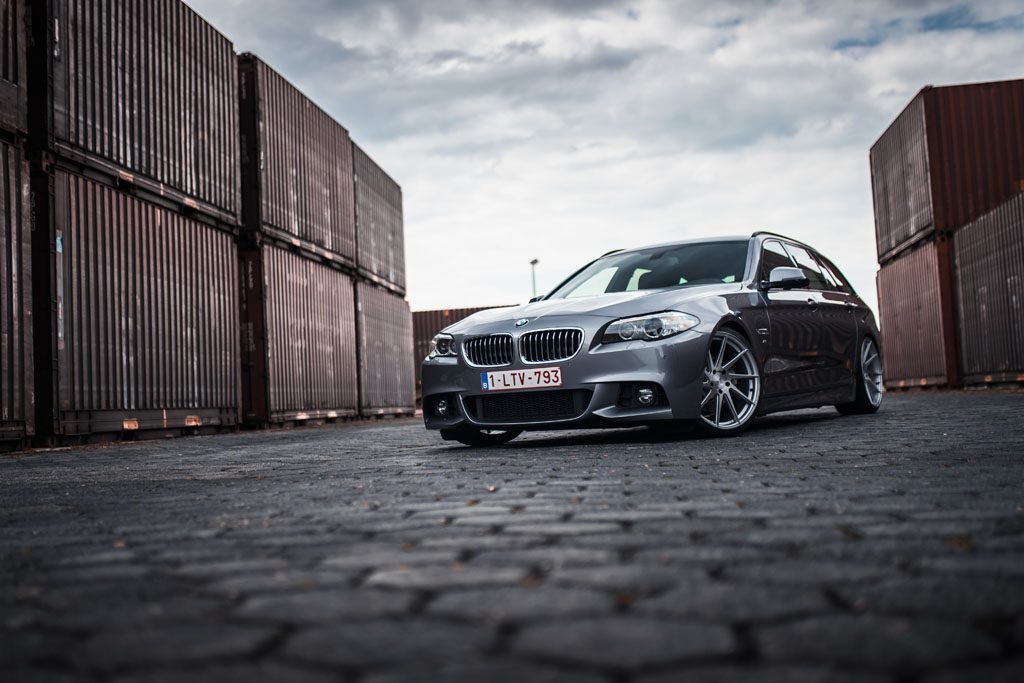 BMW 535I TOURING on custom forged wheels