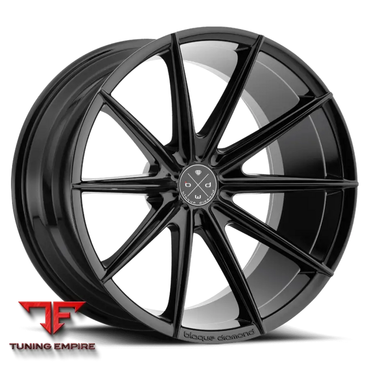 BMW 540i BLAQUE DIAMOND BD-11 GLOSS BLACK WHEELS