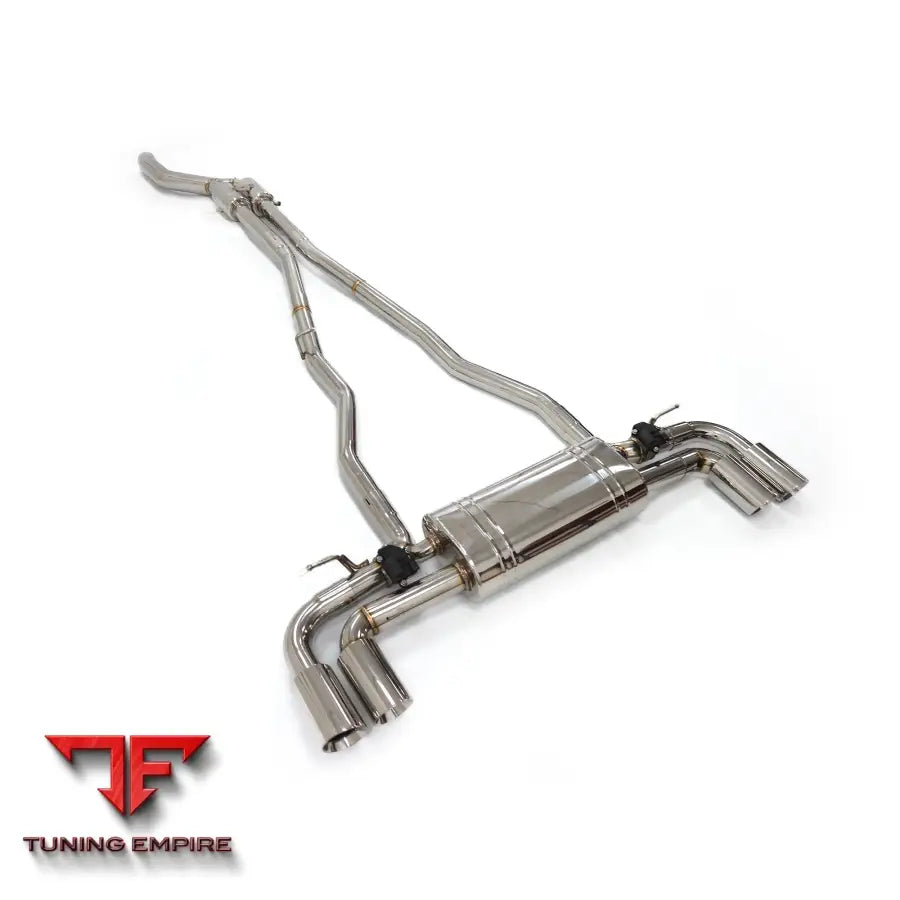 BMW 540i G30 3.0T STAINLESS STEEL CATBACK RAZOR EXHAUST WITH MUFFLER VALVE