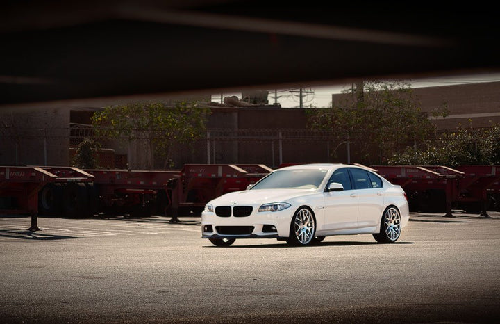 BMW 550I on custom forged wheels