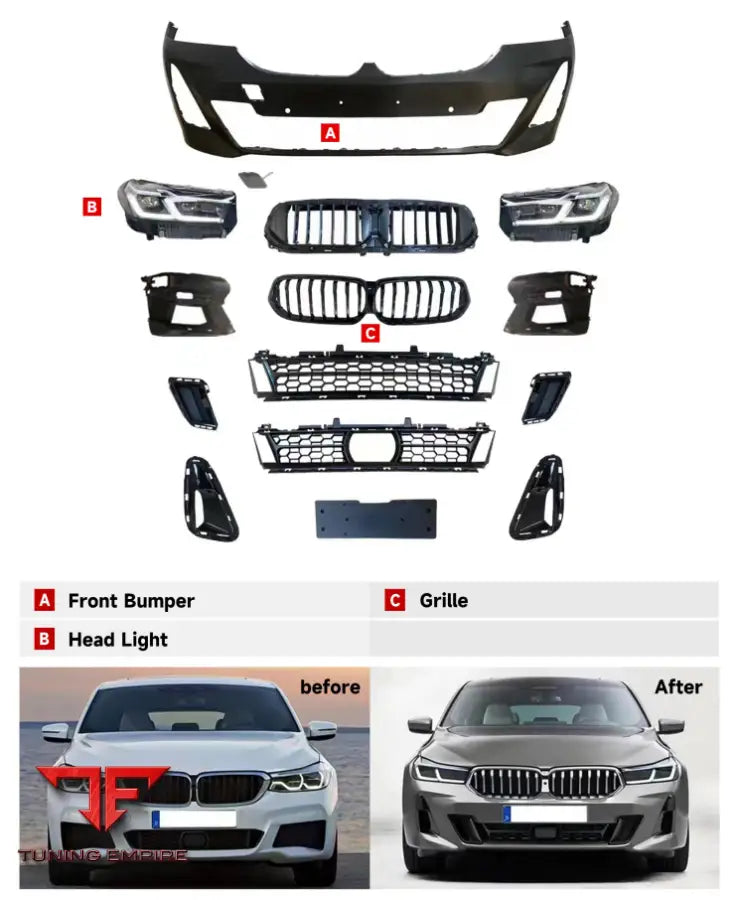 BMW 6 SERIES GT G32 (2018) UPDATE TO G32 LCI