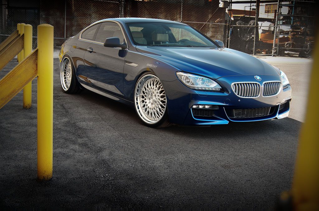 BMW 650I on custom forged wheels